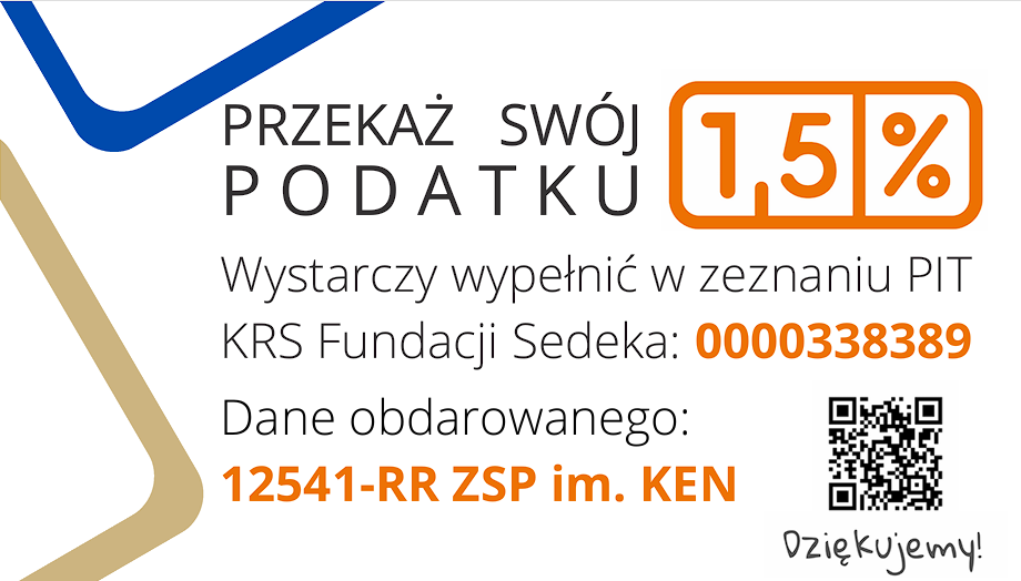 Przekaż nam 1.5% swojego podatku