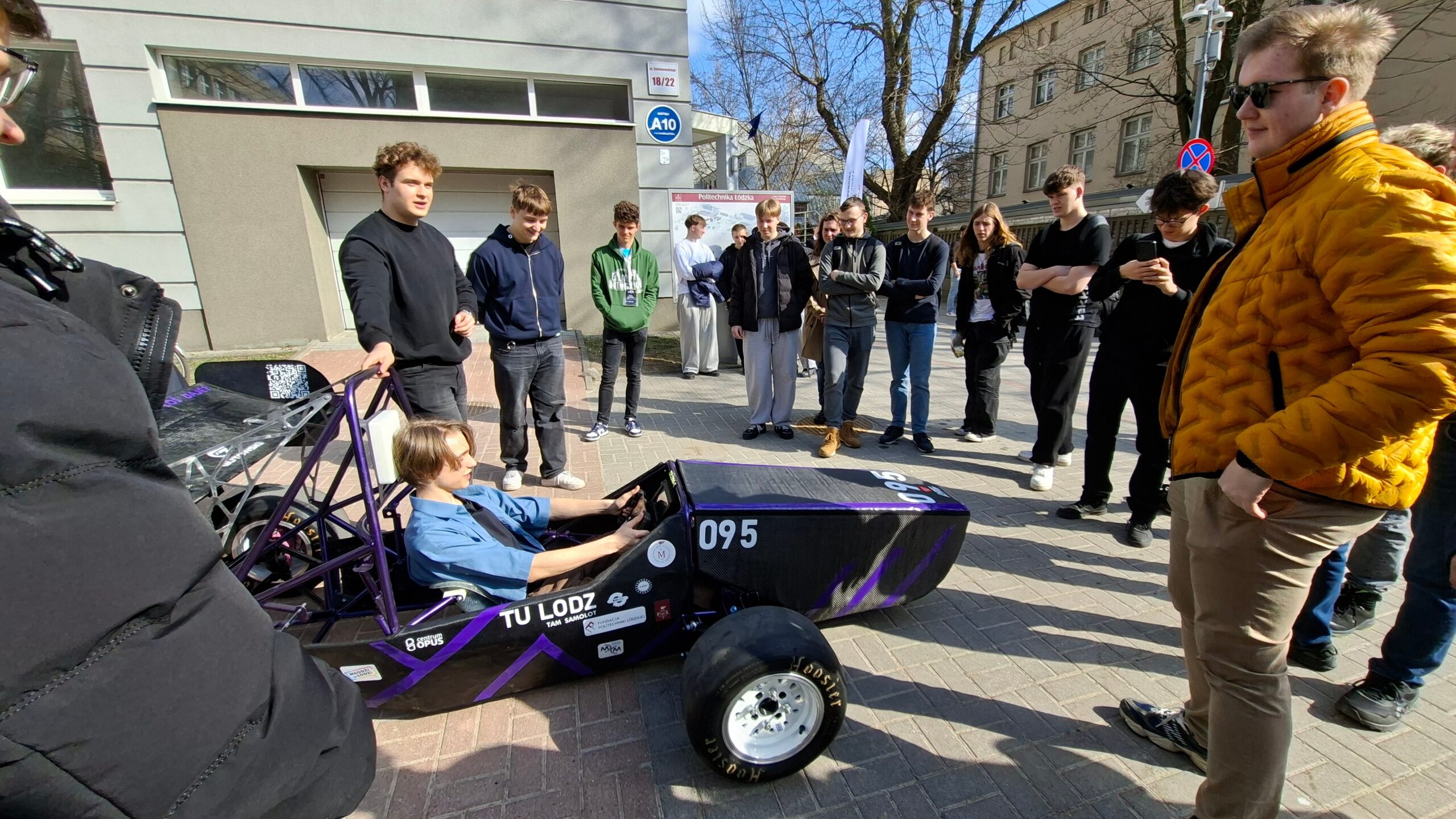 Uczniowie klasy III C na dniach otwartych  WEEiA Politechniki Łódzkiej