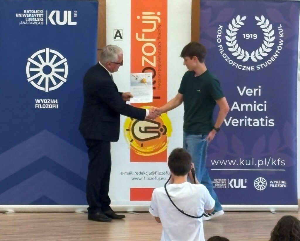 Finalista XIV Ogólnopolskiego Konkursu Logicznego w Lublinie